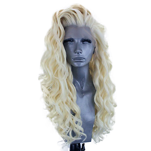 Synthetic Lace Front Wig Wavy Side Part Lace Front Wig Blonde Long Pink Bleach Blonde#613 Green Black / Grey Purple Synthetic Hair 18-26 inch Women's Adjustable Heat Resistant Party Blonde
Synthetic Lace Front Wig Wavy Side Part Lace Front Wig Blonde Long Pink Bleach Blonde#613 Green Black / Grey Purple Synthetic Hair 18-26 inch Women's Adjustable Heat Resistant Party Blonde
