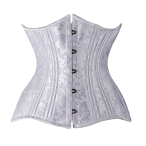 Belle Retro Vintage Overbust Corset Corset Women's Costume Black / White Vintage Cosplay Stage Club Sleeveless Plus Size
Belle Retro Vintage Overbust Corset Corset Women's Costume Black / White Vintage Cosplay Stage Club Sleeveless Plus Size