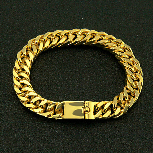 Men's Chain Bracelet Cut Out Precious Simple Fashion Gold Plated Bracelet Jewelry Gold For Street
Men's Chain Bracelet Cut Out Precious Simple Fashion Gold Plated Bracelet Jewelry Gold For Street