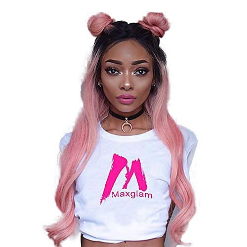 Synthetic Lace Front Wig Wavy Middle Part Lace Front Wig Pink Ombre Long Black / Pink Synthetic Hair 18-26 inch Women's Adjustable Heat Resistant Party Pink Ombre
Synthetic Lace Front Wig Wavy Middle Part Lace Front Wig Pink Ombre Long Black / Pink Synthetic Hair 18-26 inch Women's Adjustable Heat Resistant Party Pink Ombre