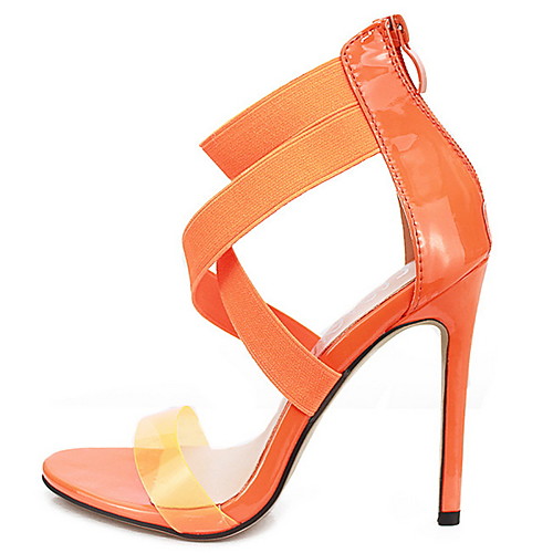 Women's Sandals Animal Print Stiletto Heel Peep Toe PU Summer Orange / Khaki / Black
Women's Sandals Animal Print Stiletto Heel Peep Toe PU Summer Orange / Khaki / Black