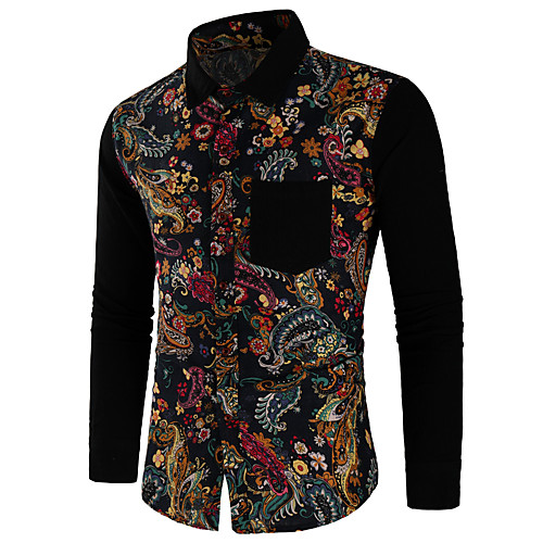 Men's Color Block Graphic Patchwork Print Shirt Basic Boho Party Daily Holiday Classic Collar Black / Khaki / Navy Blue / Long Sleeve / Club
Men's Color Block Graphic Patchwork Print Shirt Basic Boho Party Daily Holiday Classic Collar Black / Khaki / Navy Blue / Long Sleeve / Club