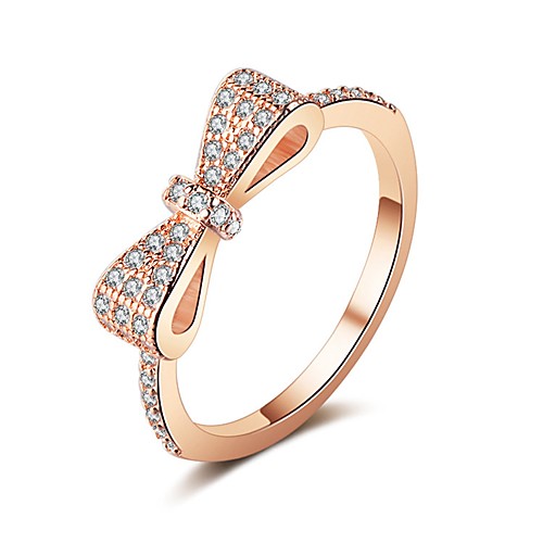 Women's Ring 1pc Silver Rose Gold Copper Circular Basic Korean Fashion Festival Jewelry Bowknot Lovely
Women's Ring 1pc Silver Rose Gold Copper Circular Basic Korean Fashion Festival Jewelry Bowknot Lovely