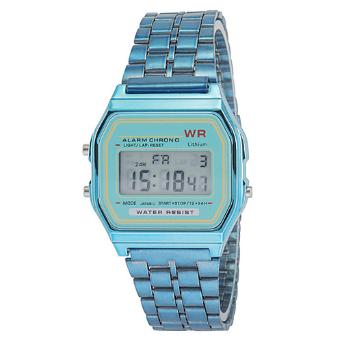 Women's Digital Watch Classic New Arrival Black Blue Red Stainless Steel Chinese Digital Black Rose Gold Gold Water Resistant / Waterproof Chronograph Creative 30 m 1 pc Digital One Year Battery Life
Women's Digital Watch Classic New Arrival Black Blue Red Stainless Steel Chinese Digital Black Rose Gold Gold Water Resistant / Waterproof Chronograph Creative 30 m 1 pc Digital One Year Battery Life