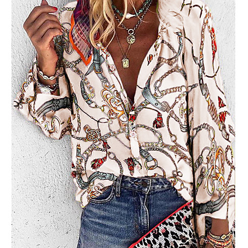 Women's Plus Size Blouse Shirt Geometric Sexy Long Sleeve V Neck Tops Basic Top Blue Purple Red
Women's Plus Size Blouse Shirt Geometric Sexy Long Sleeve V Neck Tops Basic Top Blue Purple Red
