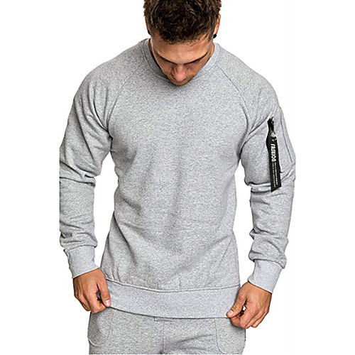 Men's Pullover Sweatshirt Solid Color Round Neck Daily Going out Other Prints Casual Hoodies Sweatshirts Black Green Light gray
Men's Pullover Sweatshirt Solid Color Round Neck Daily Going out Other Prints Casual Hoodies Sweatshirts Black Green Light gray