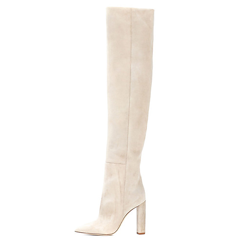 Women's Boots Over-The-Knee Boots Chunky Heel Pointed Toe Suede Over The Knee Boots British / Minimalism Spring & Fall / Winter Beige
Women's Boots Over-The-Knee Boots Chunky Heel Pointed Toe Suede Over The Knee Boots British / Minimalism Spring & Fall / Winter Beige