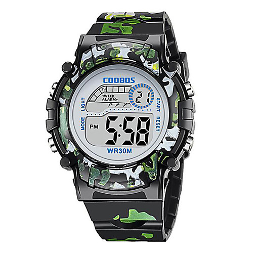 Kids Digital Watch Digital Silicone Black / Blue / Pink 30 m Water Resistant / Waterproof Creative Noctilucent Digital Casual New Arrival - Black Yellow Blue One Year Battery Life
Kids Digital Watch Digital Silicone Black / Blue / Pink 30 m Water Resistant / Waterproof Creative Noctilucent Digital Casual New Arrival - Black Yellow Blue One Year Battery Life