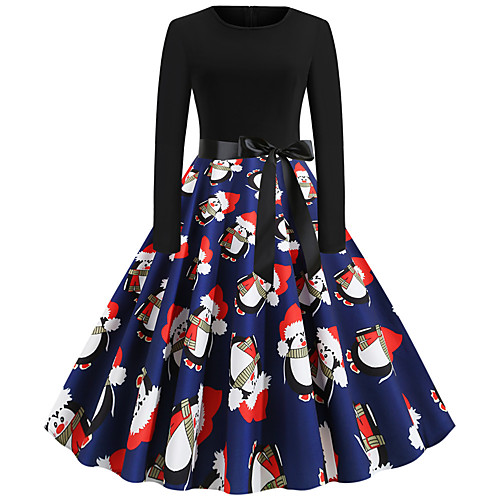 Santa Claus Christmas Dress Women's Adults' Leisure Christmas Christmas Polyester Dress / Belt
Santa Claus Christmas Dress Women's Adults' Leisure Christmas Christmas Polyester Dress / Belt
