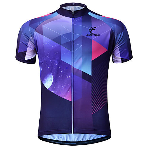 JESOCYCLING Men's Short Sleeve Cycling Jersey Purple Bike Jersey Mountain Bike MTB Road Bike Cycling Breathable Quick Dry Anatomic Design Sports Clothing Apparel / Stretchy / Back Pocket
JESOCYCLING Men's Short Sleeve Cycling Jersey Purple Bike Jersey Mountain Bike MTB Road Bike Cycling Breathable Quick Dry Anatomic Design Sports Clothing Apparel / Stretchy / Back Pocket