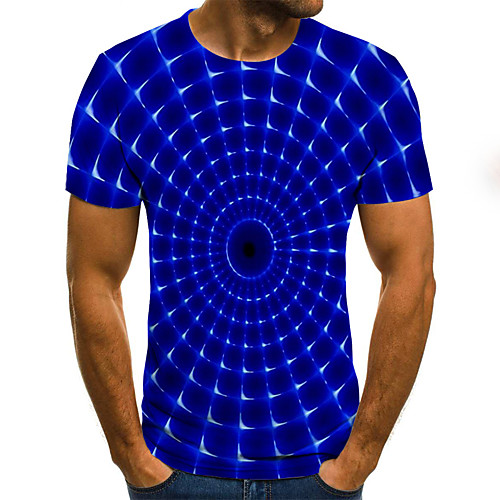 Men's Plus Size Polka Dot Geometric Pleated Print T-shirt Street chic Weekend Round Neck Blue / Summer / Short Sleeve
Men's Plus Size Polka Dot Geometric Pleated Print T-shirt Street chic Weekend Round Neck Blue / Summer / Short Sleeve