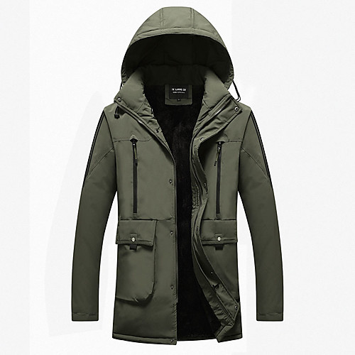 Men's Solid Colored Winter Coat Regular Daily Long Sleeve Cotton Coat Tops Black
Men's Solid Colored Winter Coat Regular Daily Long Sleeve Cotton Coat Tops Black