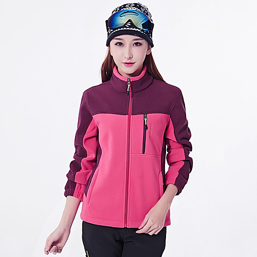 Women's Hiking Fleece Jacket Winter Outdoor Patchwork Windproof Fleece Lining Warm Soft Winter Fleece Jacket Top Traveling Winter Sports Violet Red Fuchsia
Women's Hiking Fleece Jacket Winter Outdoor Patchwork Windproof Fleece Lining Warm Soft Winter Fleece Jacket Top Traveling Winter Sports Violet Red Fuchsia