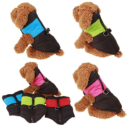 Dog Jacket Vest Puffer / Down Jacket Color Block Casual / Daily Outdoor Winter Dog Clothes Puppy Clothes Dog Outfits Waterproof Red Blue Pink Costume Large Dog for Girl and Boy Dog Cotton XS S M L XL
Dog Jacket Vest Puffer / Down Jacket Color Block Casual / Daily Outdoor Winter Dog Clothes Puppy Clothes Dog Outfits Waterproof Red Blue Pink Costume Large Dog for Girl and Boy Dog Cotton XS S M L XL