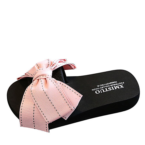 Women's Slippers / Girls' Slippers Slide Slippers / Guest Slippers / House Slippers Casual Twill Bowknot / solid color Shoes
Women's Slippers / Girls' Slippers Slide Slippers / Guest Slippers / House Slippers Casual Twill Bowknot / solid color Shoes