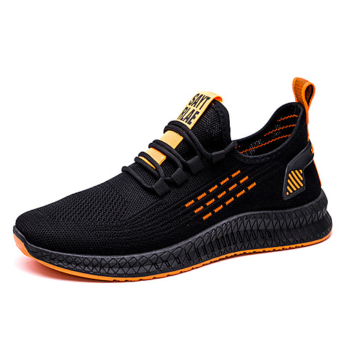 Men's Trainers Athletic Shoes Comfort Shoes Casual Athletic Daily Outdoor Running Shoes Walking Shoes Tissage Volant Breathable Non-slipping Wear Proof Black and White Black / Yellow Orange / Black
Men's Trainers Athletic Shoes Comfort Shoes Casual Athletic Daily Outdoor Running Shoes Walking Shoes Tissage Volant Breathable Non-slipping Wear Proof Black and White Black / Yellow Orange / Black