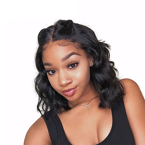 Remy Human Hair 4x13 Closure Lace Front Wig Bob Side Part style Brazilian Hair Wavy Black Wig 130% Density Women Best Quality New New Arrival Hot Sale Women's Short Human Hair Lace Wig Human Hair
Remy Human Hair 4x13 Closure Lace Front Wig Bob Side Part style Brazilian Hair Wavy Black Wig 130% Density Women Best Quality New New Arrival Hot Sale Women's Short Human Hair Lace Wig Human Hair