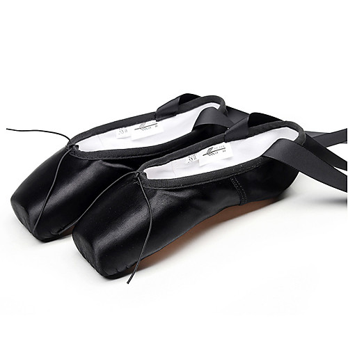 Women's Dance Shoes Satin Ballet Shoes Heel Flat Heel Customizable Black / Red
Women's Dance Shoes Satin Ballet Shoes Heel Flat Heel Customizable Black / Red