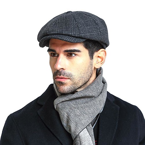 Men's Basic Cashmere Cotton Acrylic Beret Hat Floppy Hat-Color Block Fall Winter Navy Blue
Men's Basic Cashmere Cotton Acrylic Beret Hat Floppy Hat-Color Block Fall Winter Navy Blue