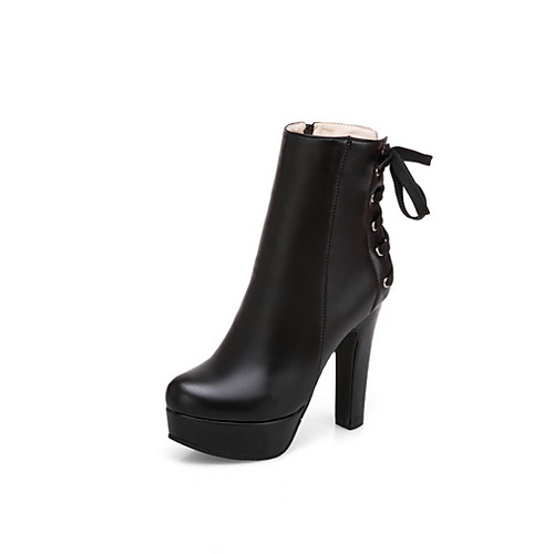 Women's Boots Stiletto Heel Round Toe PU Booties / Ankle Boots Fall & Winter Black / White / Yellow
Women's Boots Stiletto Heel Round Toe PU Booties / Ankle Boots Fall & Winter Black / White / Yellow