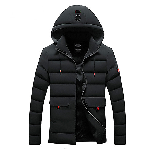 Men's Solid Colored Winter Jacket Regular Daily Long Sleeve Cotton Coat Tops Black
Men's Solid Colored Winter Jacket Regular Daily Long Sleeve Cotton Coat Tops Black
