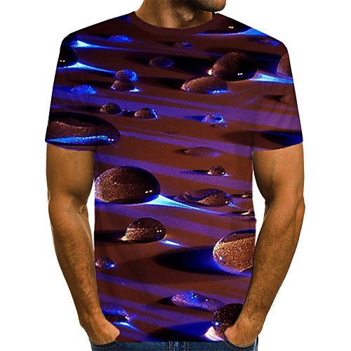 Men's T shirt Graphic 3D Print Short Sleeve Daily Tops Streetwear Exaggerated Brown
Men's T shirt Graphic 3D Print Short Sleeve Daily Tops Streetwear Exaggerated Brown