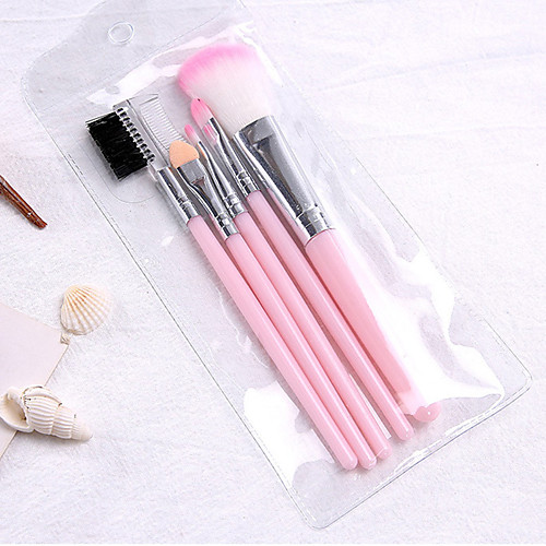 Professional Makeup Brushes 5 pcs Soft Full Coverage Plastic for Concealer & Base
Professional Makeup Brushes 5 pcs Soft Full Coverage Plastic for Concealer & Base