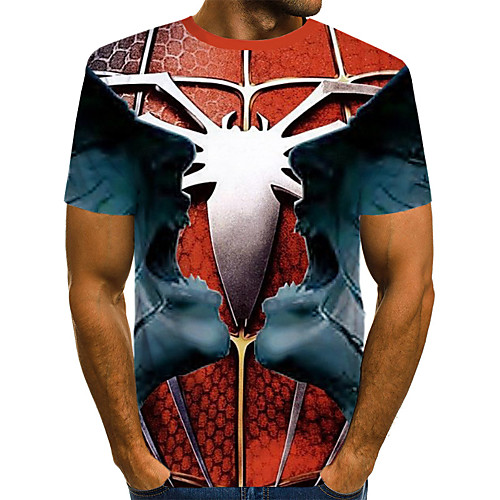 Men's T shirt Tribal 3D Cartoon Print Short Sleeve Daily Tops Vintage Rock Rainbow
Men's T shirt Tribal 3D Cartoon Print Short Sleeve Daily Tops Vintage Rock Rainbow