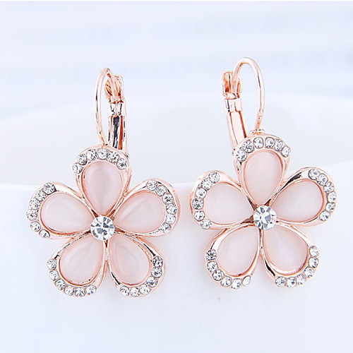 Women's Drop Earrings Earrings Petal Elegant Korean Sweet Fashion Imitation Diamond Earrings Jewelry Gold For Anniversary Gift Engagement Date Birthday 1 Pair
Women's Drop Earrings Earrings Petal Elegant Korean Sweet Fashion Imitation Diamond Earrings Jewelry Gold For Anniversary Gift Engagement Date Birthday 1 Pair