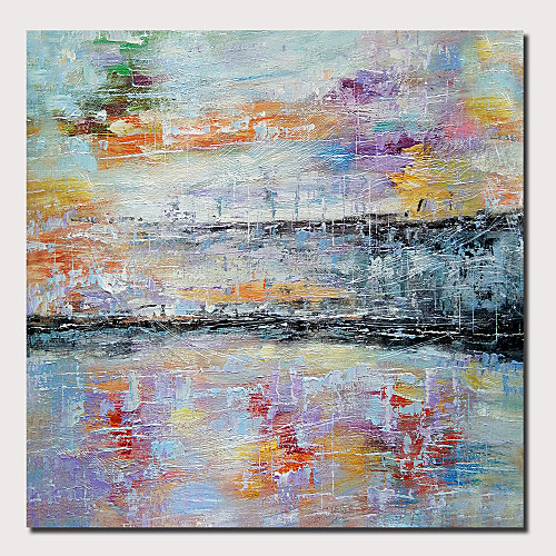 Oil Painting Hand Painted Square Abstract Landscape Comtemporary Modern Stretched Canvas
Oil Painting Hand Painted Square Abstract Landscape Comtemporary Modern Stretched Canvas