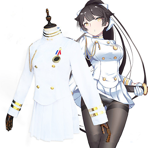 Inspired by Azur Lane Suzutsuki Anime Cosplay Costumes Japanese Cosplay Tops / Bottoms Skirts Top Gloves For Women's / Underwear / Stockings / Socks / Underwear / Stockings
Inspired by Azur Lane Suzutsuki Anime Cosplay Costumes Japanese Cosplay Tops / Bottoms Skirts Top Gloves For Women's / Underwear / Stockings / Socks / Underwear / Stockings