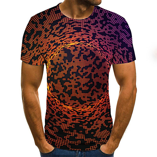 Men's T shirt Graphic 3D Plus Size Print Short Sleeve Daily Tops Basic Exaggerated Navy Blue
Men's T shirt Graphic 3D Plus Size Print Short Sleeve Daily Tops Basic Exaggerated Navy Blue