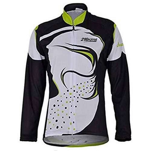 21Grams Men's Long Sleeve Cycling Jersey Winter Black / White Bike Jersey Top Mountain Bike MTB Road Bike Cycling Thermal / Warm UV Resistant Breathable Sports Clothing Apparel / Stretchy / Quick Dry
21Grams Men's Long Sleeve Cycling Jersey Winter Black / White Bike Jersey Top Mountain Bike MTB Road Bike Cycling Thermal / Warm UV Resistant Breathable Sports Clothing Apparel / Stretchy / Quick Dry
