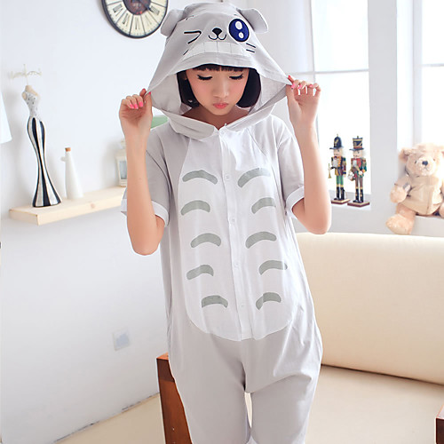 Adults' Kigurumi Pajamas Totoro Onesie Pajamas Flannelette Gray Cosplay For Men and Women Animal Sleepwear Cartoon Festival / Holiday Costumes
Adults' Kigurumi Pajamas Totoro Onesie Pajamas Flannelette Gray Cosplay For Men and Women Animal Sleepwear Cartoon Festival / Holiday Costumes