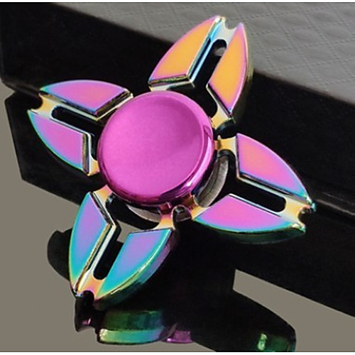 

Hand spinne Fidget Spinner Hand Spinner for Killing Time Stress and Anxiety Relief Focus Toy Two Spinner Metalic Classic 1 pcs Kid's Adults' Boys' Girls' Toy Gift