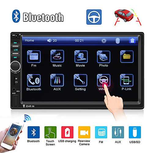 

SWM 7018B 7 inch 2 DIN Other OS Car MP5 Player / Car MP4 Player / Car Multimedia Player Touch Screen / MP3 / Built-in Bluetooth for universal RCA / TV Out / Bluetooth Support MPEG / AVI / MPG MP3