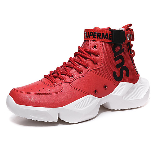 Men's / Unisex Fall / Spring & Summer Casual / Preppy Daily Outdoor Trainers / Athletic Shoes Walking Shoes PU Breathable Non-slipping Wear Proof White / Black / Red
Men's / Unisex Fall / Spring & Summer Casual / Preppy Daily Outdoor Trainers / Athletic Shoes Walking Shoes PU Breathable Non-slipping Wear Proof White / Black / Red