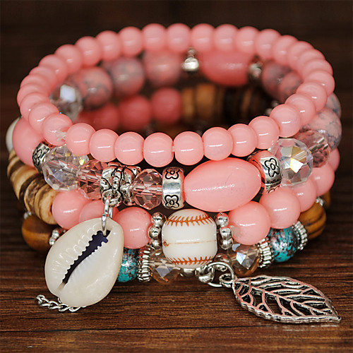 4pcs Women's Chain Bracelet Bead Bracelet Crystal Bracelet Layered Wings Victorian Africa Cute Glass Bracelet Jewelry White / Black / Pink For Daily
4pcs Women's Chain Bracelet Bead Bracelet Crystal Bracelet Layered Wings Victorian Africa Cute Glass Bracelet Jewelry White / Black / Pink For Daily