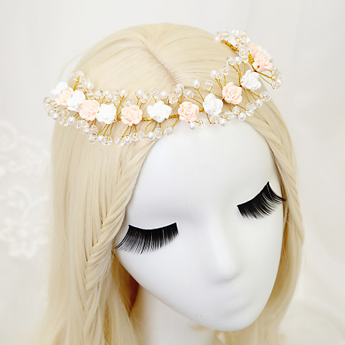 Crystal / Imitation Pearl Headpiece with Crystal / Faux Pearl 1 Piece Wedding Headpiece
Crystal / Imitation Pearl Headpiece with Crystal / Faux Pearl 1 Piece Wedding Headpiece