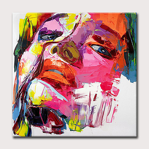 Oil Painting Hand Painted Square Abstract People Modern Rolled Canvas (No Frame)
Oil Painting Hand Painted Square Abstract People Modern Rolled Canvas (No Frame)