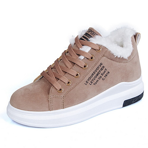 Women's Sneakers Flat Heel Round Toe Suede Booties / Ankle Boots Fall & Winter Black / Brown / Beige
Women's Sneakers Flat Heel Round Toe Suede Booties / Ankle Boots Fall & Winter Black / Brown / Beige
