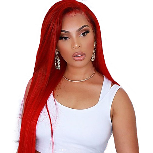 Synthetic Lace Front Wig Straight Free Part Lace Front Wig Long Red Synthetic Hair 18-26 inch Women's Soft Elastic Women Red / Glueless
Synthetic Lace Front Wig Straight Free Part Lace Front Wig Long Red Synthetic Hair 18-26 inch Women's Soft Elastic Women Red / Glueless