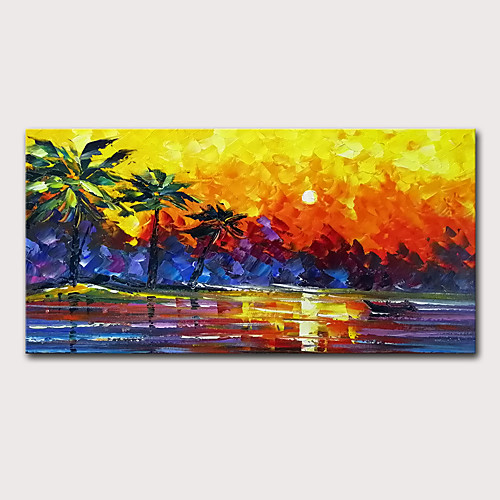 Oil Painting Hand Painted Horizontal Landscape Abstract Landscape Modern Stretched Canvas
Oil Painting Hand Painted Horizontal Landscape Abstract Landscape Modern Stretched Canvas