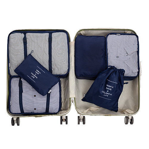 6 sets Travel Bag / Travel Organizer / Travel Luggage Organizer / Packing Organizer Large Capacity / Waterproof / Portable Clothes Net Fabric Travel / Durable / Double Sided Zipper / Accessories Bag
6 sets Travel Bag / Travel Organizer / Travel Luggage Organizer / Packing Organizer Large Capacity / Waterproof / Portable Clothes Net Fabric Travel / Durable / Double Sided Zipper / Accessories Bag