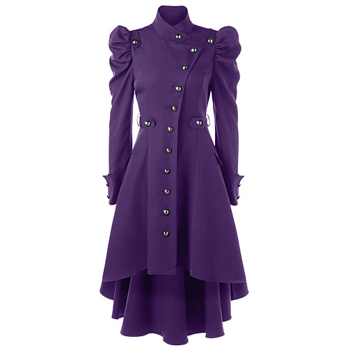 Plague Doctor Retro Vintage Punk & Gothic Steampunk 17th Century Coat Masquerade Trench Coat Women's Cotton Costume Wine / Black / Purple Vintage Cosplay Party Halloween Long Sleeve
Plague Doctor Retro Vintage Punk & Gothic Steampunk 17th Century Coat Masquerade Trench Coat Women's Cotton Costume Wine / Black / Purple Vintage Cosplay Party Halloween Long Sleeve