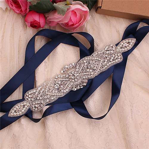 Satin / Tulle Wedding / Party / Evening Sash With Imitation Pearl / Belt / Appliques Women's Sashes
Satin / Tulle Wedding / Party / Evening Sash With Imitation Pearl / Belt / Appliques Women's Sashes