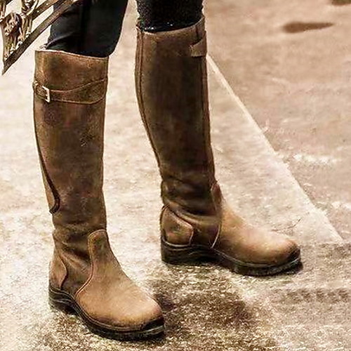 Women's Boots Comfort Shoes Flat Heel Round Toe PU Mid-Calf Boots Fall & Winter Black / Brown / Yellow
Women's Boots Comfort Shoes Flat Heel Round Toe PU Mid-Calf Boots Fall & Winter Black / Brown / Yellow
