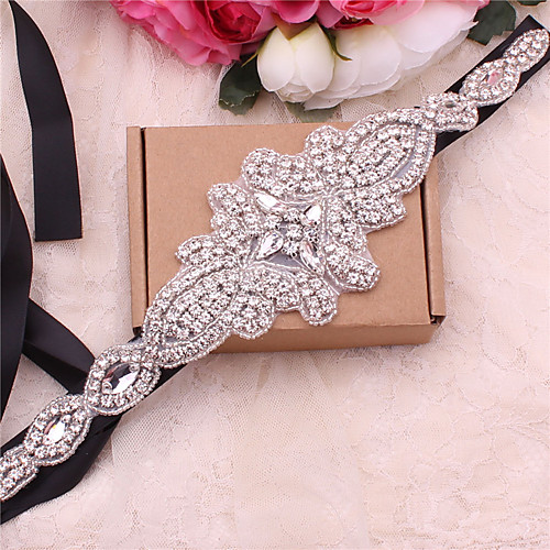 Satin / Tulle Wedding / Party / Evening Sash With Belt / Crystals / Rhinestones Women's Sashes
Satin / Tulle Wedding / Party / Evening Sash With Belt / Crystals / Rhinestones Women's Sashes