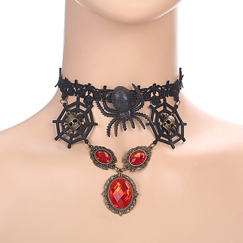 Vintage Necklace Tattoo Choker Necklace Vintage Victorian Gathic Halloween Lace Alloy For Black Cosplay Halloween Carnival Women's Costume Jewelry Fashion Jewelry
Vintage Necklace Tattoo Choker Necklace Vintage Victorian Gathic Halloween Lace Alloy For Black Cosplay Halloween Carnival Women's Costume Jewelry Fashion Jewelry