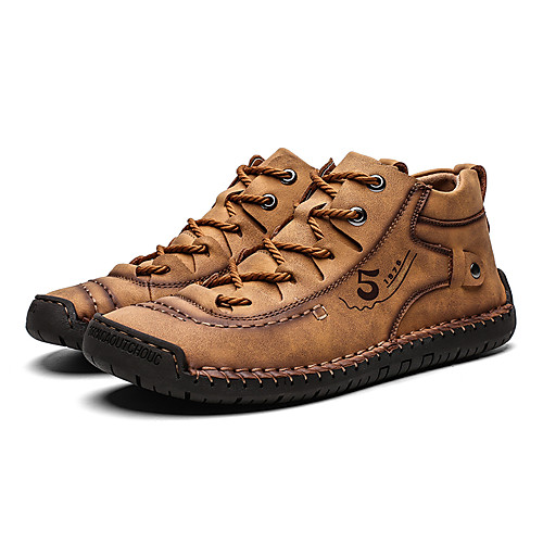 Men's Leather Shoes Comfort Shoes Spring / Fall / Winter Sporty / Casual Daily Outdoor Sneakers Walking Shoes Faux Leather Breathable Non-slipping Khaki / Gold / Black
Men's Leather Shoes Comfort Shoes Spring / Fall / Winter Sporty / Casual Daily Outdoor Sneakers Walking Shoes Faux Leather Breathable Non-slipping Khaki / Gold / Black